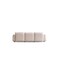 Homeroots 98" White Velvet Sofa 722493 - alternate 5