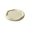 Homeroots 7in Light Yellow Resin Handmade Round Trinket Tray 724179 - alternate 1