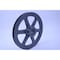 B&B Manufacturing Finished Bore 1 Groove V-Belt Pulley 13.75 inch OD BK140x1 - alternate 1