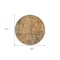 Homeroots 8' Copper And Brown Round Abstract Washable Indoor Outdoor Area Rug 606052 - alternate 5
