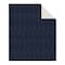 Lavish Home Cable Knit Throw Blanket for Couch, Sofa, or Bed 60x80-Inch Soft and Cozy Blanket, Navy Blue 66-THROW80-N - alternate 1