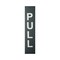Brixwell Rectangular Pull Indicator Matte Black Finish Pull Matte Black PL4MBL - alternate 1