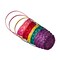 Wickerwise 5 Assorted Color Bamboo Wicker Round Baskets with Handles - Small Buckets for Easter Egg QI004721 - alternate 8