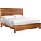 Homeroots Three Piece Brown Solid Wood Bedroom Set 636254 - alternate 1