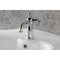 Kingston Brass One-Handle Single-Hole Bathroom Faucet with Push Pop-Up Drain, Polished Chrome KS3541RNK - alternate 5