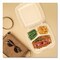 Dart Microwaveable Hinged Containers, ProPlanet Seal, 3 Compartments, 9 x 8.75 x 3, Clear, Plastic, 150PK 90PPHT3 - alternate 7
