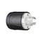 Pass & Seymour Locking Connector, 30 A, 125/250 V, NEMA: NEMA L14-30C, Black L1430PCCV3 - alternate 2