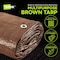 Tarpex Multipurpose Tarp, 8 ft x 10 ft, 5 Mil, Brown, Polyethylene BRT-TA-810 - alternate 5