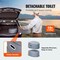 Vevor Portable Toilet Flush Travel Camping 3.2 Gal Commode Potty Outdoor Indoor Air pump10L - alternate 5