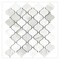 Apollo Tile 10x11 White Calacatta Gold Marble Mosaic Arabesque Wall and Floor Tile 3.75 sq ft/case, 5PK APLTSC88A01A - alternate 1