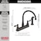 Delta Windemere Two Handle Kitchen Faucet 21996LF-OB - alternate 4