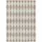 Homeroots 5' X 8' Taupe And Ivory Geometric Washable Indoor Outdoor Area Rug 577122 - alternate 7