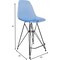 Leisuremod Cresco Acrylic Barstool - Modern ABS Plastic Counter Stool with Steel Legs & Footrest, 2PK CRBL-30TBU2 - alternate 4