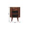 Homeroots 22" Chestnut Solid Wood Round One Drawer Nightstand 722569 - alternate 4