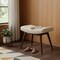 Homeroots 25in Brown Boucle and Solid Wood Upholstered Storage Bench With Cabinet 717475 - alternate 8