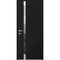 Vdomdoors Steel Door Cynex 6777 Black Stainless Inserts Single Modern Painted-W32xH80-Right-hand Outswing CYNEX6777EXD-BLK-W32 x H80-Right-hand Outswing - alternate 1