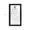 Homeroots Eye Chart II 4 Black Framed Print Wall Art 407451 - alternate 2