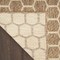 Homeroots 10' Natural And Beige Geometric Indoor Outdoor Runner Rug 564060 - alternate 1