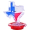 Humdinger Texas Hummingbird 22 oz Plastic Bottle Nectar Bird Feeder 8 ports 108 - alternate 1