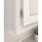 Amerock 1/4in 6mm Overlay Double Demountable Golden Champagne Cabinet Hinge, 1 Pair BPR8701BBZ - alternate 3