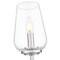 Z-Lite Dominique Brushed Nickel 1 Light Wall Sconce 2012-1S-BN - alternate 6