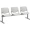 Kfi Kool Beam Seat Beam Seating, Gray Back, 71 in W 22" L 31" H, Polypropylene Seat 2300BEAM3-P13 - alternate 1