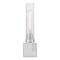 Z-Lite Beau 1 Light Wall Sconce, Brushed Nickel/Clear Ribbed, 4.5 In W 740-1S-BN - alternate 5
