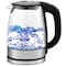 Brentwood Industries Glass 1.7 Liter Electric Kettle with 6 Temperature Presets in Black KT-1982DBK - alternate 1