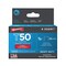 Arrow Staple, T50 Staple, 3/8 in W Crown, 3/8 in L Leg, Monel Staple Gray, 1000PK 506M1 - alternate 5