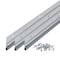 M-D Building Products 36 in. x 84 in. Silver Flat-design Aluminum and Vinyl Screw-on Top and Sides Door Seal Kit 01438 - alternate 3