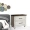 Homeroots 29" White Two Drawer Nightstand 527062 - alternate 3