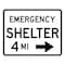 Sign Solutions Usa Traffic Sign, 30 in Width, Aluminum Sign, Horizontal Rectangle DUS06DWT3024EM-7aR - alternate 1
