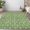 Homeroots 3' X 5' Green And Light Green Geometric Washable Indoor Outdoor Area Rug 596021 - alternate 7