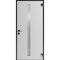 Vdomdoors Aluminum Door with Hidden Handle Hiddex 0155 Natural Noir Entry Steel Metal Modern Painted W36xH80 HIDDEX0155EXD-NOIR-W36xH80-RH-I - alternate 4