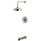 Kingston Brass Single-Handle Pressure Balanced Tub and Shower Faucet, Brushed Nickel KB6338PL - alternate 1