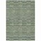 Homeroots 8' X 10' Olive Green And Gray Striped Washable Indoor Outdoor Area Rug 587917 - alternate 7