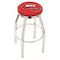 Holland Bar Stool Co 36" Chrome Western Kentucky Swivel Bar Stool, Accent Ring L8C2C36WestKy - alternate 1