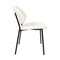 Manhattan Comfort Haven Metal Vegan Leather Side Chair in Ivory - Set of 4 DC1536-3 - alternate 8