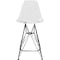 Leisuremod Cresco Acrylic Barstool - Modern ABS Plastic Counter Stool with Steel Legs & Footrest, 2PK CRBL-30CL2 - alternate 6