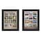 Homeroots Set Of Two Light Your Way Black Framed Print Wall Art, 2PK 405696 - alternate 5