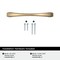 Amerock Vaile 3-3/4 inch (96mm) Center-to-Center Champagne Bronze Cabinet Pull, 10PK 10VMP53003CZ - alternate 4