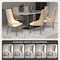 Leisuremod Elm Collection Modern Wooden Dining Chair In Taupe EC23TP - alternate 9