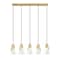 Z-Lite Aimie 5-Light Linear Chandelier, 7 in W, Modern Gold 828P7-5L-MGLD - alternate 7