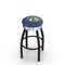 Holland Bar Stool Co 25" Blk Wrinkle Nashville Predators Swivel Bar Stool, Chrome Ring L8B3C25NshPre - alternate 1