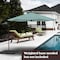 Pure Garden 10 ft Cantilever Patio Umbrella with Tilt and Vented Canopy, Light Green 50-LG1047 - alternate 10