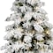 Homeroots 8' Pre Lit Full Flocked Pine Christmas Tree 713069 - alternate 4