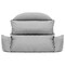 Leisuremod Hanging 2 Person Egg Swing Cushion, Light Grey ES57C-LGR - alternate 5