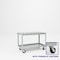 Pucel Heavy Duty Slat Top Cart, 48 in W x 24 in D x 33.5 in H, Light Blue S-48-DT-2-P - alternate 1