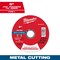 Milwaukee Tool Cut-Off Wheel, 7/8" Sz, 5" dia. 49-94-0115 - alternate 1