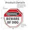 Signmission Warning Beware of Dog, 6 inch X 6 inch, Vinyl Decal, 2PK OC-D-2PACK-6-337 - alternate 3